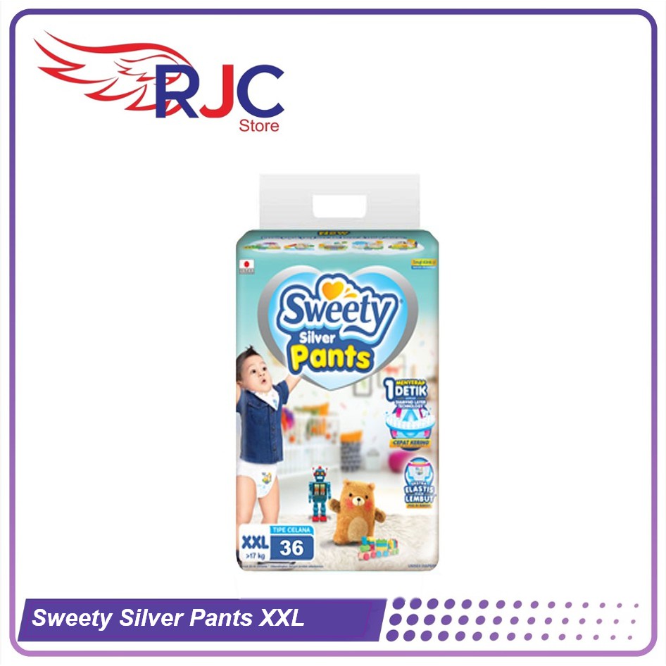 Sweety Silver Pants XXL36Pcs