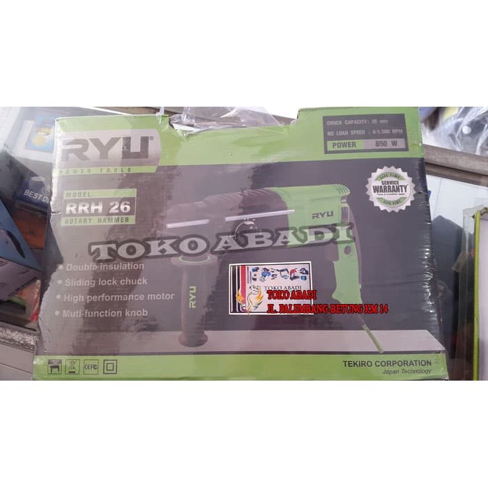 Bor rotary hammer RYU RRH 26