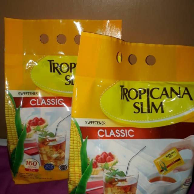 

Tropicana Slim Classic 160 sachet | gula rendah kalori