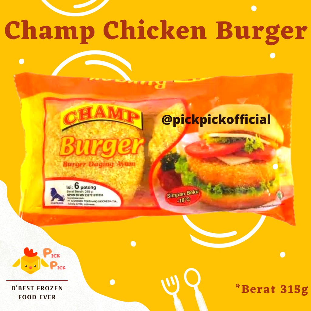 

Champ Chicken Burger 315g