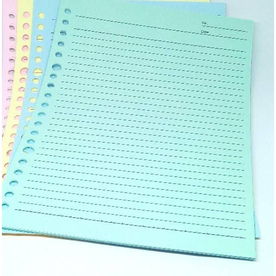 

PALING HOT!! KODE-713 Loose Leaf Warna Rainbow Big Boss B5 - 100 Lembar