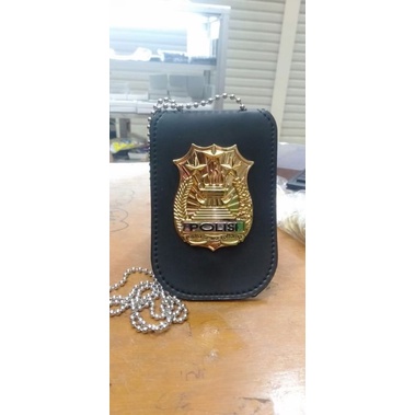 kalung lencana polisi jatah