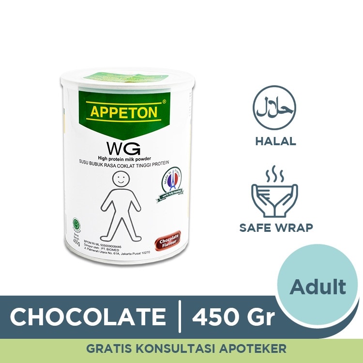 

Appeton Weight Gain Adult 450gr COKLAT