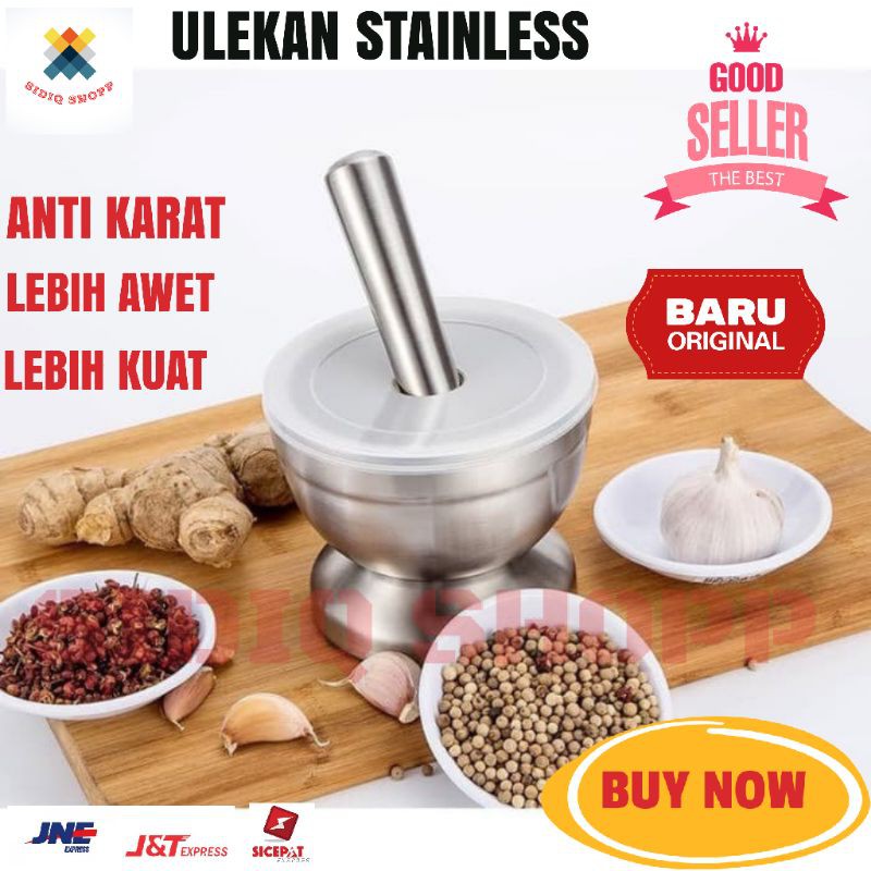 cobek stainless ulekan stainless