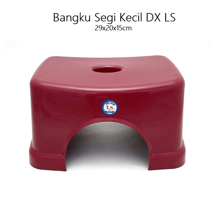 Bangku/Kursi/Tempat Duduk Jongkok /Anak Segi Plastik Kecil DX LS/Maxima/Beeplast