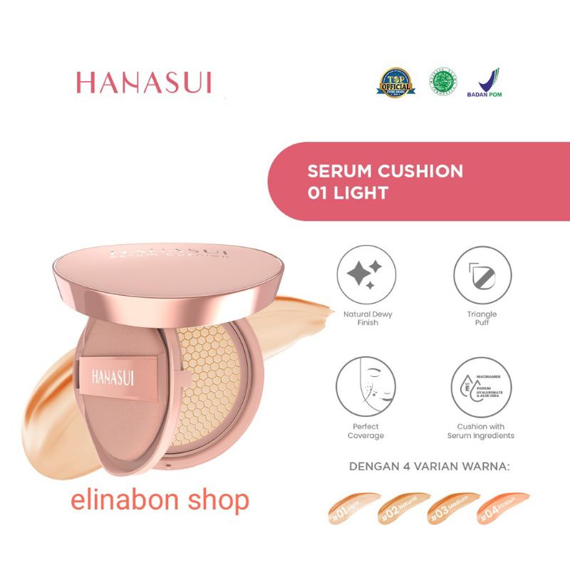 Hanasui Serum Cushion Bedak basah