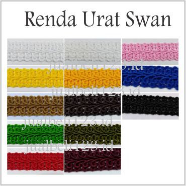 Renda Urat Swan Brukat