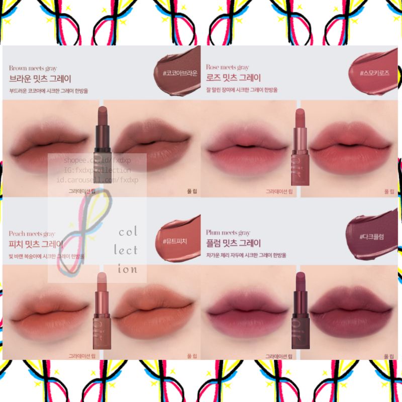 Espoir No Wear Meets Gray Collection 3.2g (Lipstick)