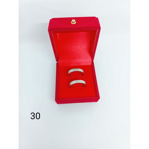 kotak perhiasan bentuk love lis gold &amp; bentuk peti harta karun/ kotak cincin bagus