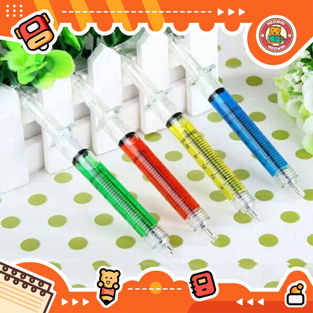 

[meowmi] Pena ballpoint tabung suntik PN0047