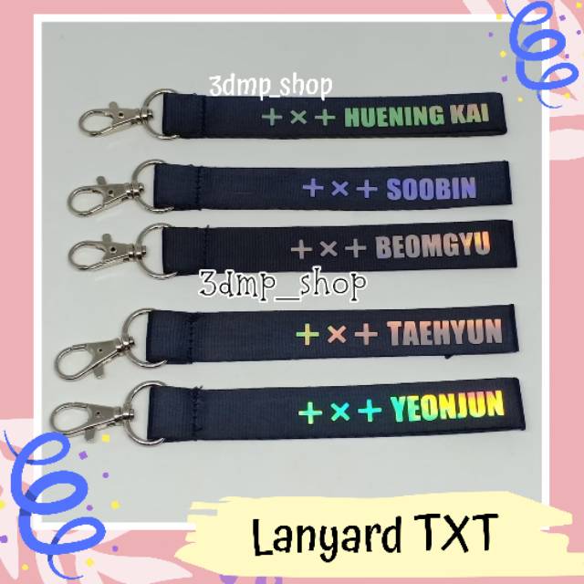 Lanyard TXT Soobin Beomgyu Taehyun Yeonjun Huening Kai KPOP