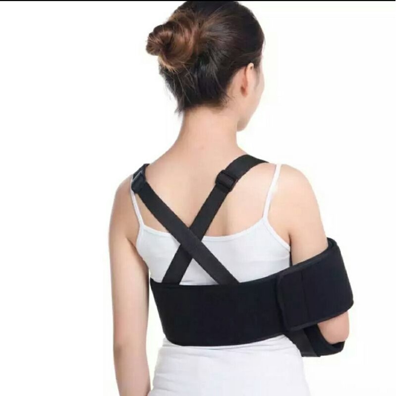 adjustable arm sling shoulder support with bandage, arm and shoulder immobilizer