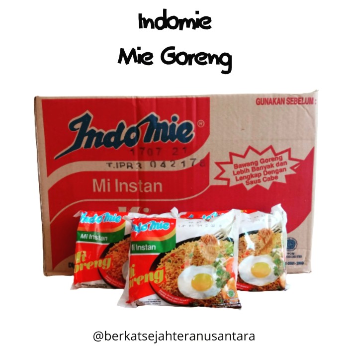 

Indomie Goreng satu dus isi 40 bungkus