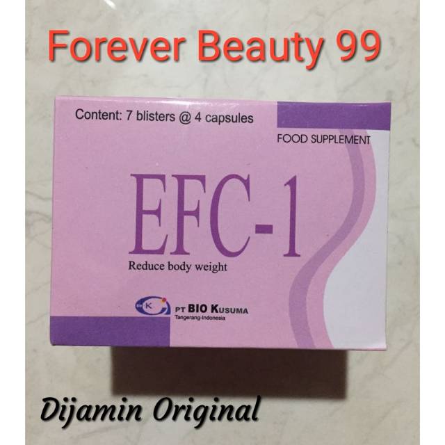 EFC-1 Suplemen Penurun Berat Badan - Obat Penghancur Lemak / Diet EFC 1