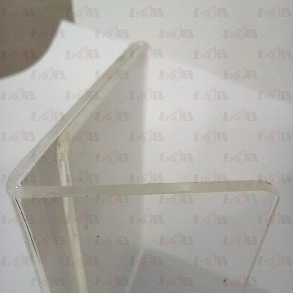 Bantex Slanted Sign Holder A8 Acrylic Dudukan Tempat Kartu Nama Meja Kantor Restoran Hotel