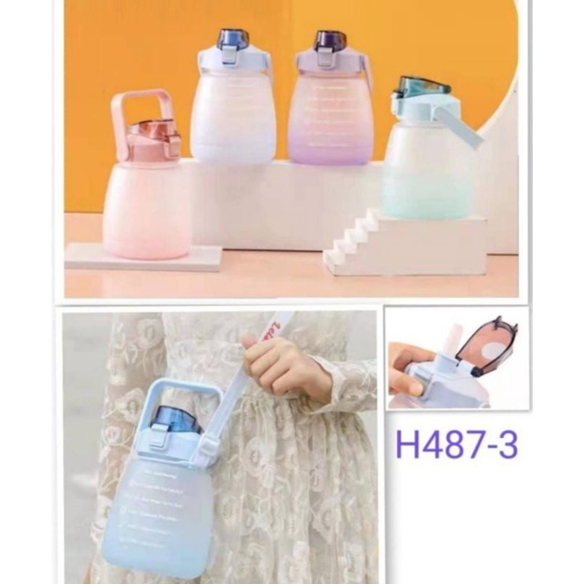 Botol minum viral 1,2 Liter