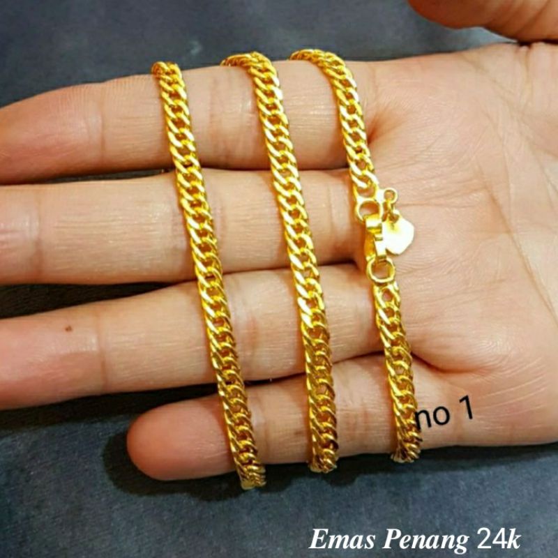 Gelang wanita RANTAI KECIL penang kode 00358