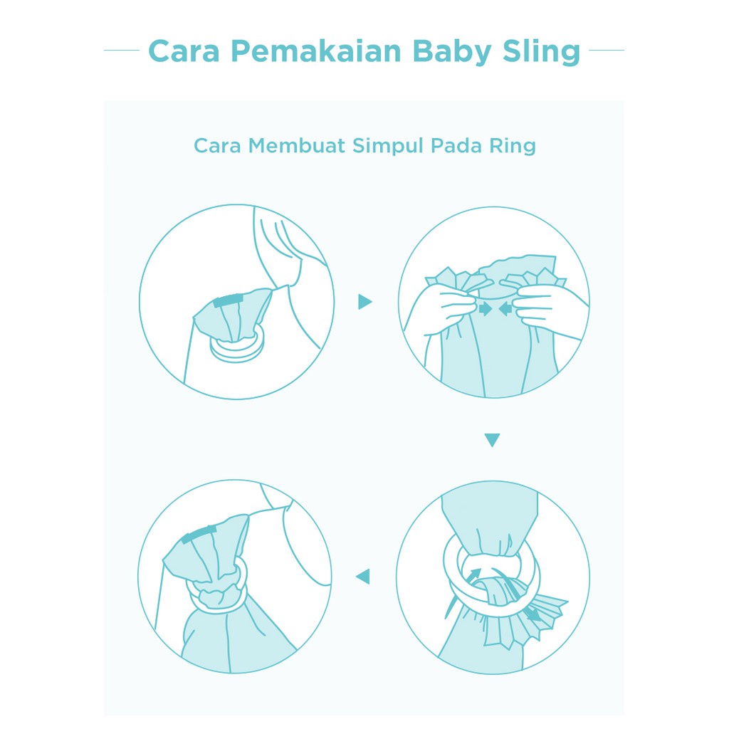 Tweeling &amp; Co - Baby Ring Sling / Gendongan Bayi Ring Sling