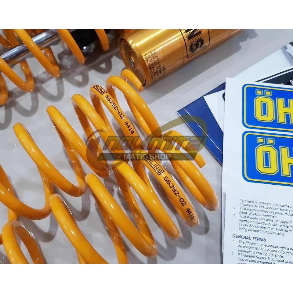 Shock Shockbreaker OHLINS HO818 Tabung Atas 428mm Honda Forza 250 - 300