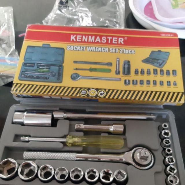 Kenmaster Kunci Sok Set 21 Pcs