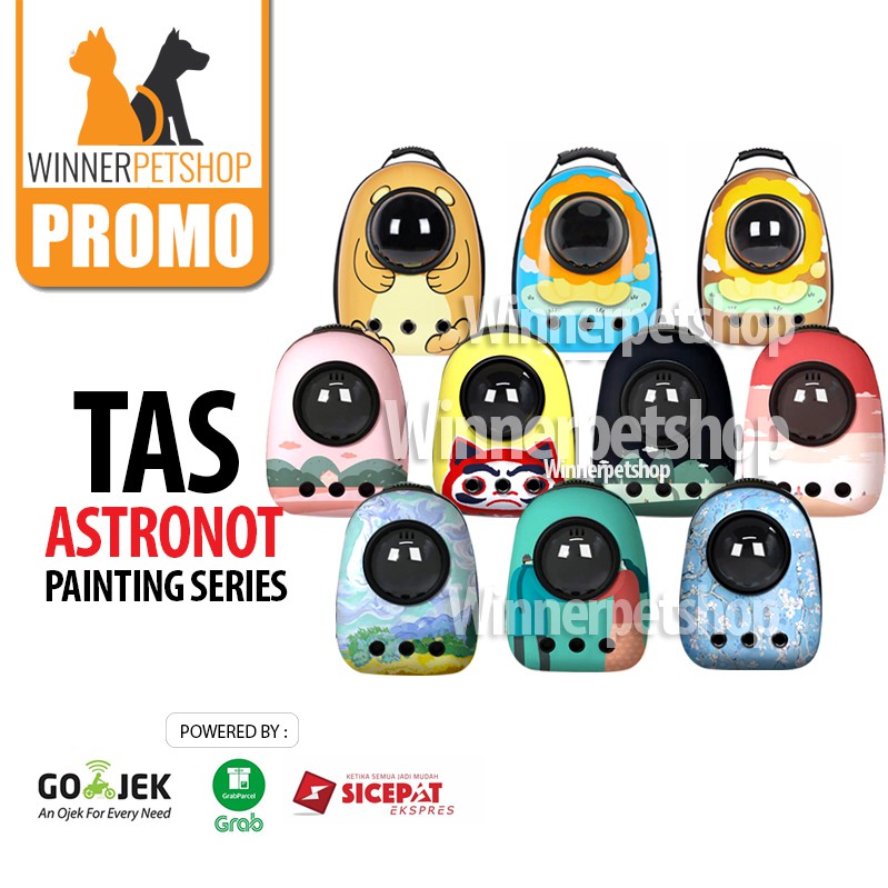 Tas Astronot Model Baru / Tas Astronot Kucing / Tas Ransel Astronot Kucing Anjing / Tas Travel Hewan