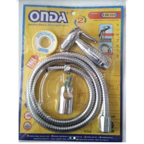 Shower Cebok Onda S 88 Ccs . Jet Washer Onda S88 Ccs . Shower Toilet