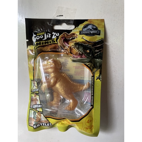 Heroes of Goo Jit Zu Jurassic World Minis - Giganotosaurus Gold