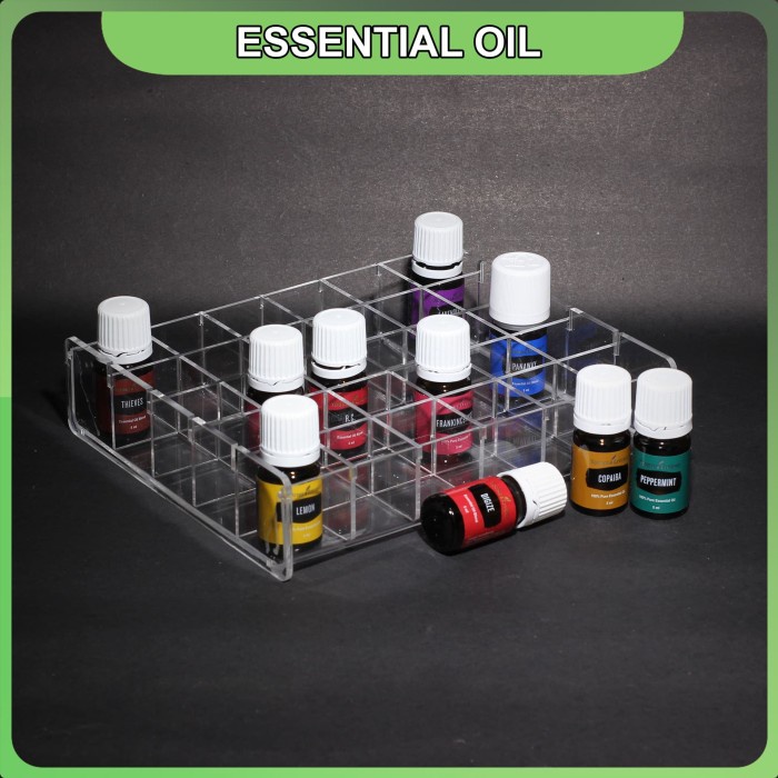 

Grosir Rak Botol Essential Oil Bahan Acrylic Isi 30