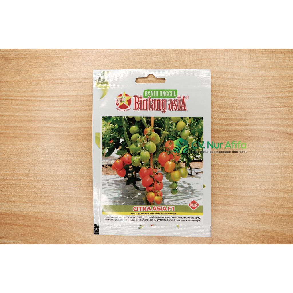 Benih Tomat CITRA ASIA F1 - Small Pouch - Bintang Asia