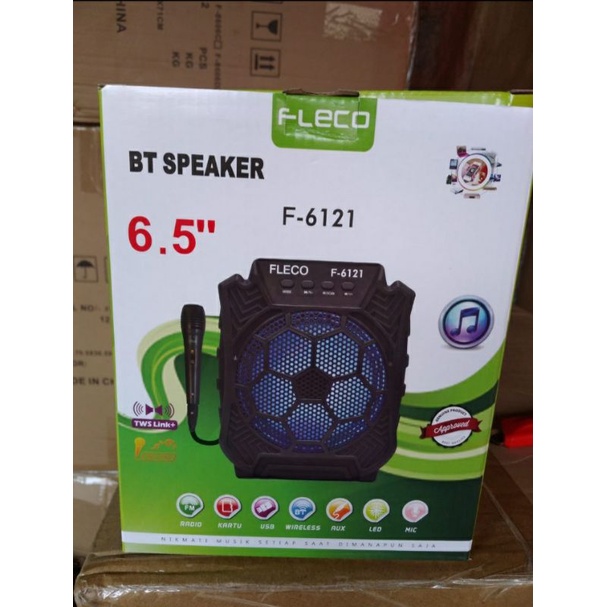 SPEKER BLUETOOTH FLECO F 6121(BONUS MIC )