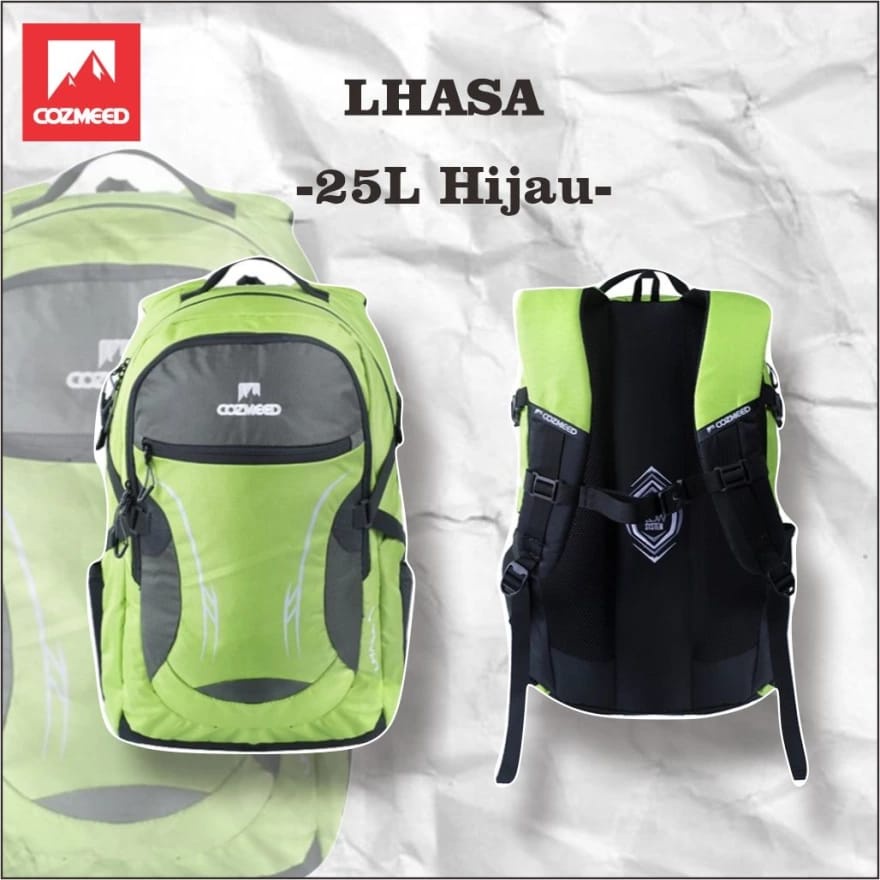 TAS COZMEED LHASA 25L + CV HIJAU