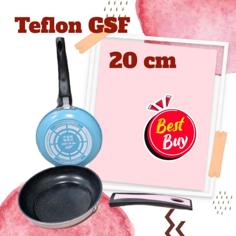 teflon gsf 20/22cm/ teflon anti lengket/ teflon gsf/ ukuran 20/22cm