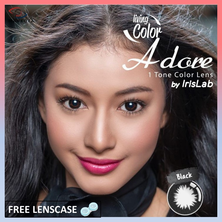 SOFTLENS LC ADORE MINUS (-3.25 s/d -6.00) BY IRISLAB 14.4MM / GREY BLACK BROWN / LIVING COLOR / Soflen Softlen