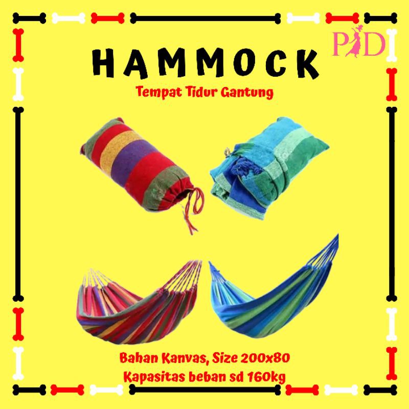 Hammock Ayunan Gantung/ Ayunan Pohon