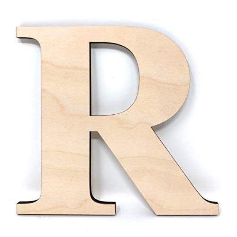 Alfabet Huruf Timbul/Huruf Dekorasi/Multiplek/Custom/tinggi 25cm tebal -+18 mm