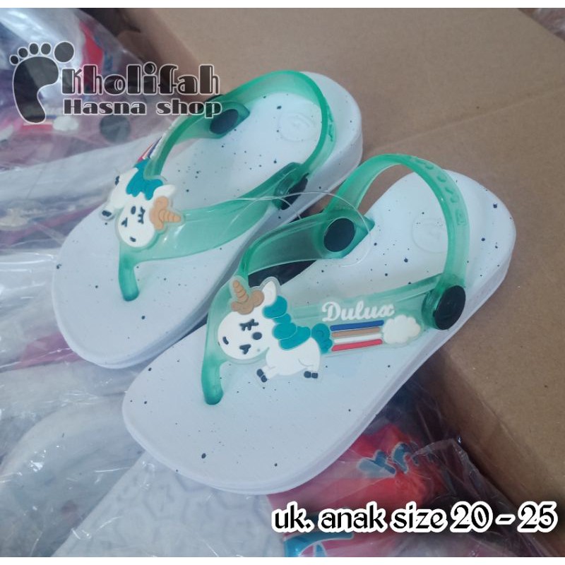 sandal anak jepit tali blakang unicon 20-25 330e