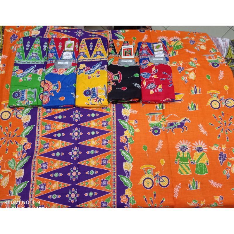 KAIN SARUNG MOTIF BATIK ONDEL ONDEL/KAIN BATIK/SARUNG WANITA HALUS TIDAK LUNTUR