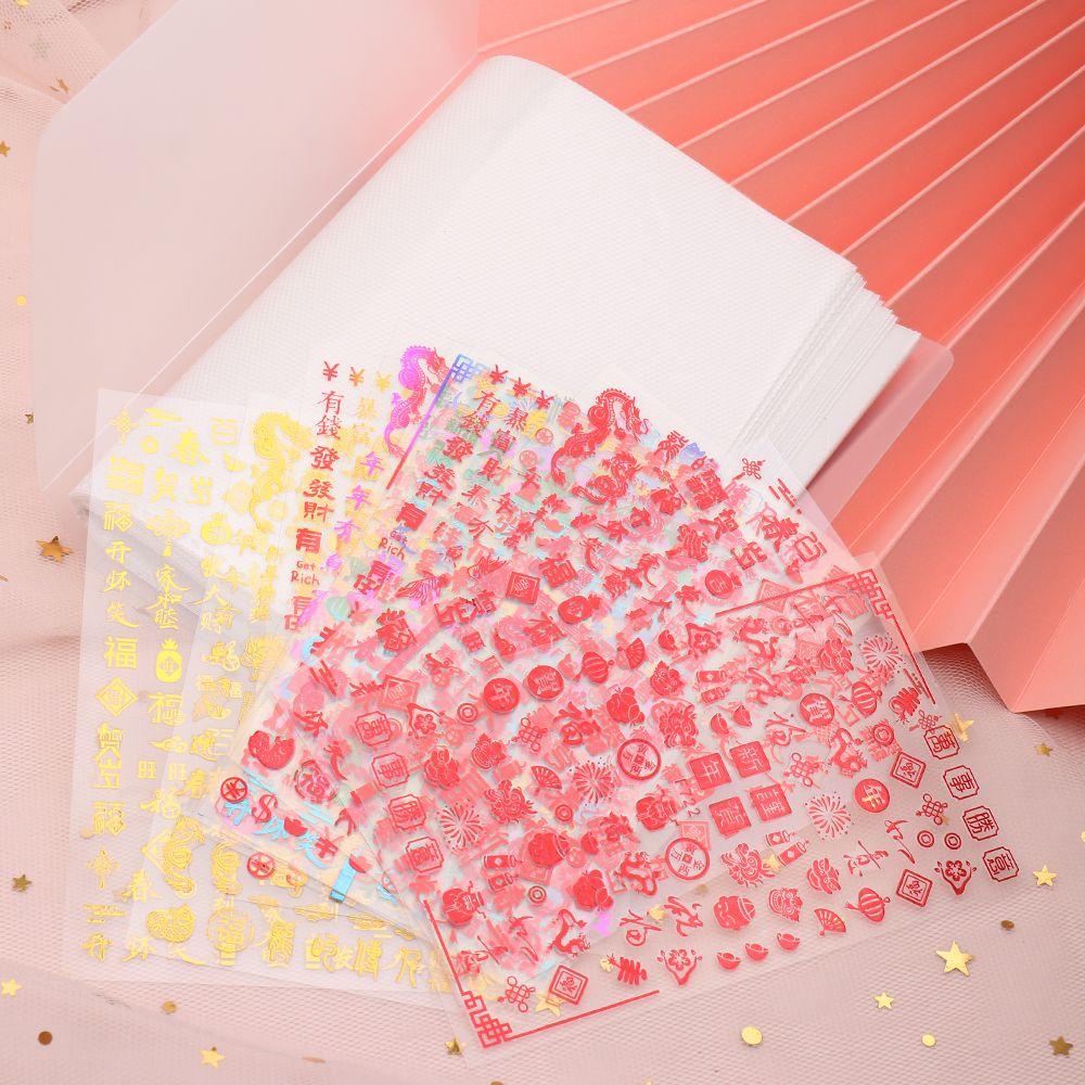 Preva 40slot Stiker Kuku Buku Album Organizer Tempat Notebook Ukuran Besar