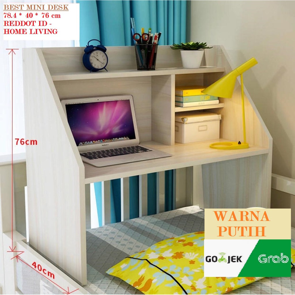 Meja Kerja Lesehan BEST Mini Desk Multifungsi 78 4 40 76cm 