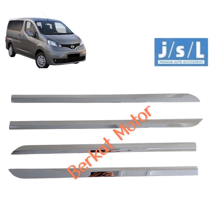 Evalia List Lis Side Body Molding Chrome Krom VARIASI - BERKAT MOTOR