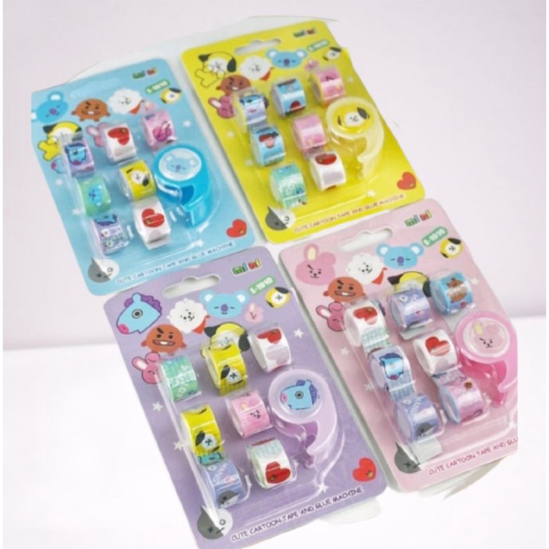 

Set Isolatip Mini Motif BT21 E-1010