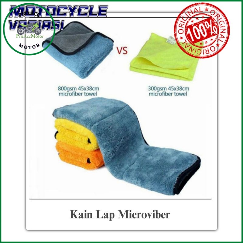 Kain Lap Microfiber Motor Dan Mobil Kain Lap Motor Fazzio Nmax Pcx Adv Vario 160 XMAX (COD)