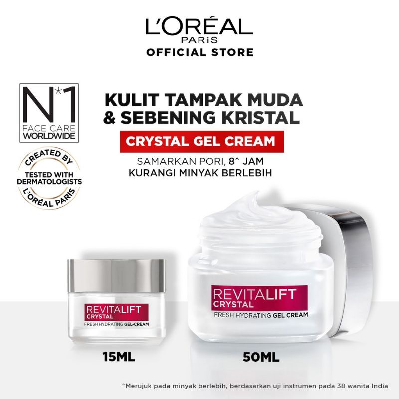 Loreal Gel Cream Revitalift Crystal 50ml