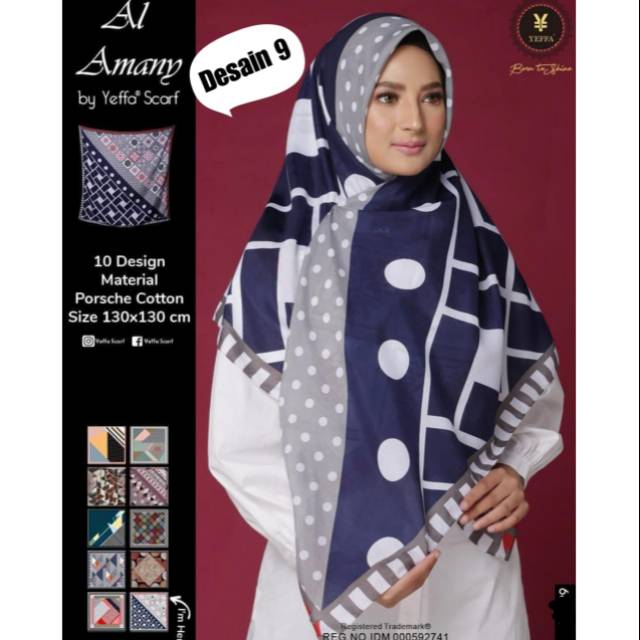 Hijab syari motif