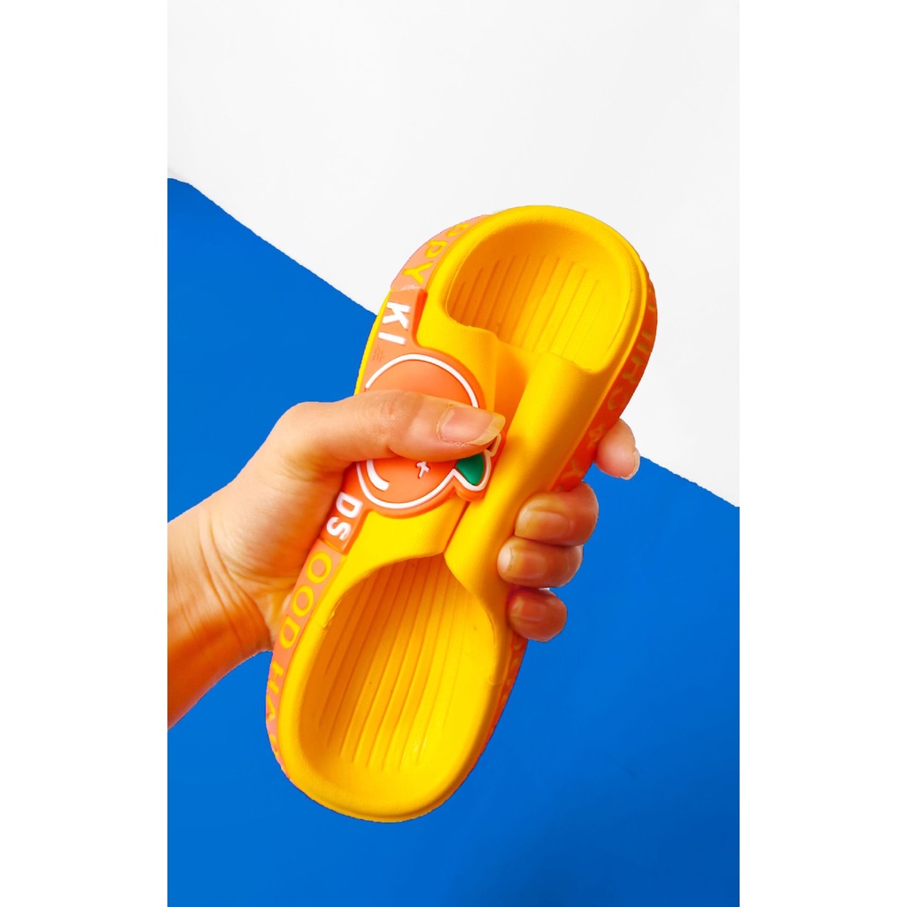 ☀ACCBAYI☀ SA019 Sandal Slop Bayi Anak IMPORT Motif Karakter Buah Lucu Laki-laki Perempuan Bahan Bagus Nyaman