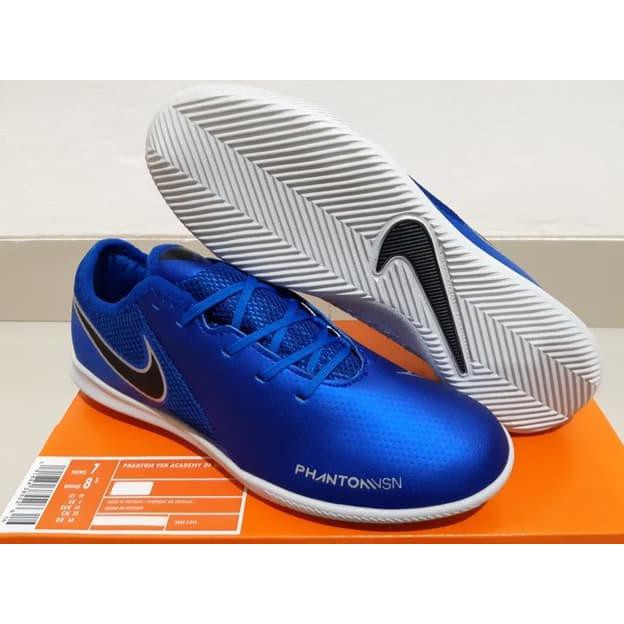 FUTSAL SHOES ORIGINAL GRADE SEPATU FUTSAL NIKE PHANTOM VSN ACADEMY DF IC RACER BLUE KUALITAS PREMIUM