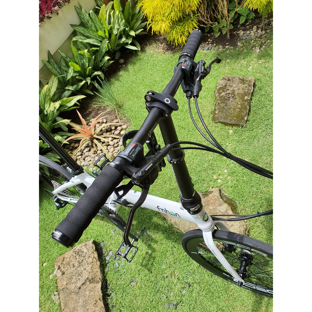 Sepeda Fnhon Blast Discbrake GS Tiagra Putih White Shimano Alloy 2x10s Speed Hidrolis MT-200 MT 200