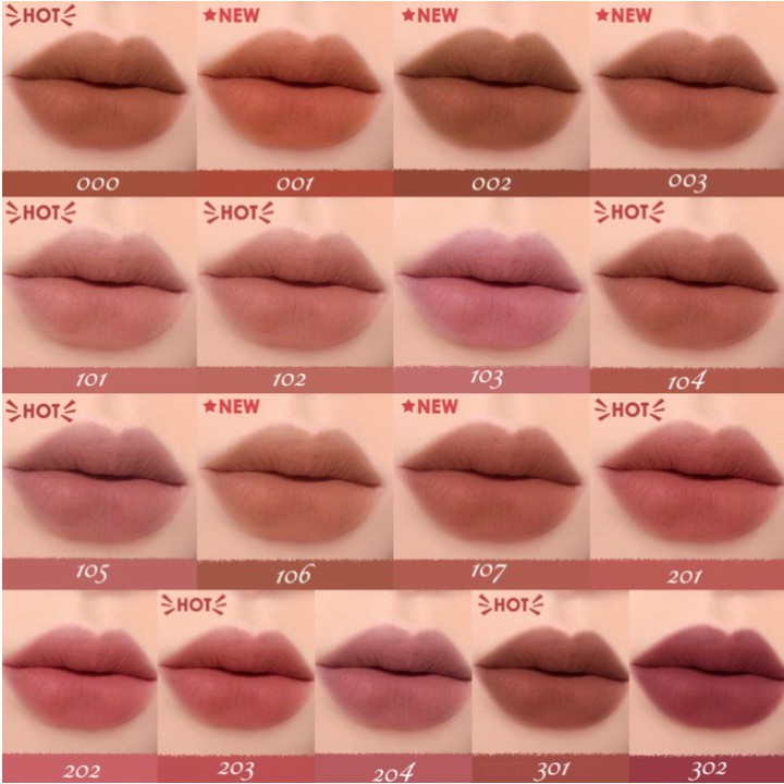FOCALLURE Velvet Lipstik Lipclay Cream Velvet Matte Mousse Dan Smooth Lipstick