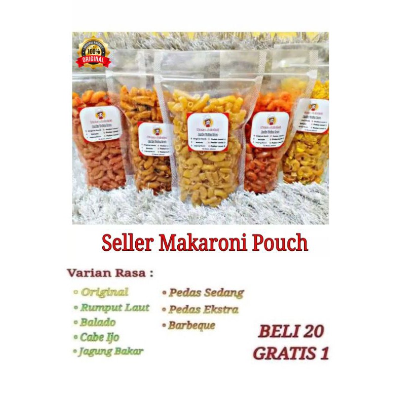 

[30gram] Makaroni Pouch All Varian Rasa - Termurah Se Indonesia