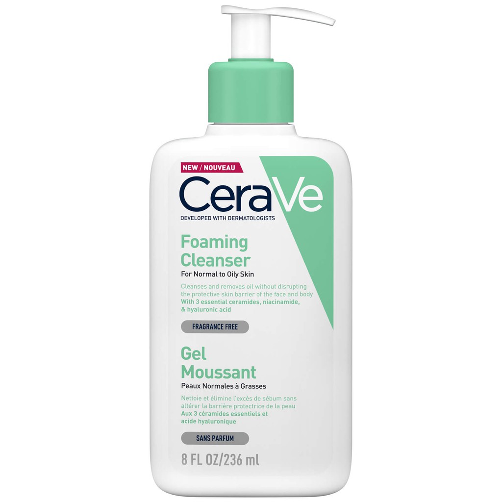 [SALE!] Cerave Moisturising Lotion 236 ml / Cerave Foaming Facial Cleanser 236ML face wash original